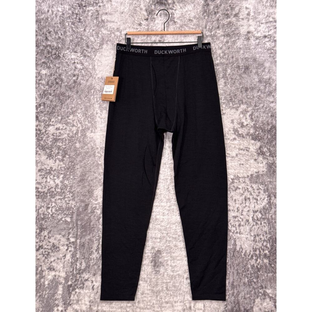 Duckworth Comet Leggings XL Mens Thick Merino Wool Black Base Layer